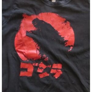 Shirt Mogul Brand Tshirt with Godzilla Graphic Black Japanese Size Medium